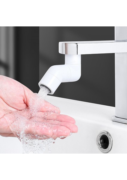 Pembe Tarzı 720 Derece Dönebilen Mutfak Musluğu Uzatıcı Su Tasarruflu Musluk Başlığı Evrensel Sıçrama Filtreli Püskürtücü Banyo Lavabo Aksesuarı (Yurt Dışından)