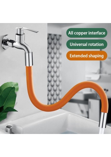 Turuncu 20CM Tarzı 1 Bilgisayar Evrensel Mutfak Musluk 360 Derece Dönebilen Su Tasarruflu Duş Bataryası Başlığı Uzatma Borusu Anahtarı (Yurt Dışından) indirimleri