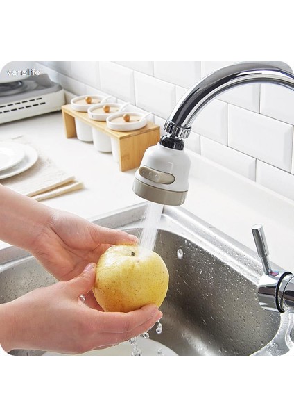 Beyaz Stil Vanzlife Mutfak Duş Bataryası Uzatma Ev Su Tasarrufu Püskürtücü Su Musluğu Filtresi Çocuklar Için Bir Nozul (Yurt Dışından) fiyatları