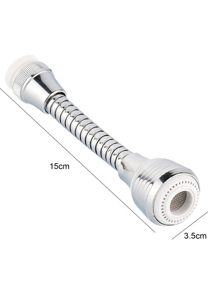 B Tarzı Musluk Su Tasarruf Filtresi Yüksek Basınçlı Püskürtme Başlığı 360 Derece Dönebilen Sıçrama Korumalı Mutfak Lavabo Bataryası Başlığı Mutfak Aksesuarları (Yurt Dışından)