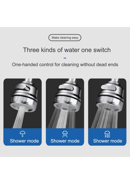 Siyah Uzun Stil 3 Modlu Mutfak Musluk Bataryası Su Tasarruflu Püskürtücü Sıçramaya Karşı Musluk Köpürtücü Banyo Mutfak Taşınabilir Musluk Aksesuarları (Yurt Dışından) indirimleri