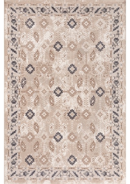 Lynosse Açık Bej Gri Yumuşak Konforlu Halı P0521 fiyatları