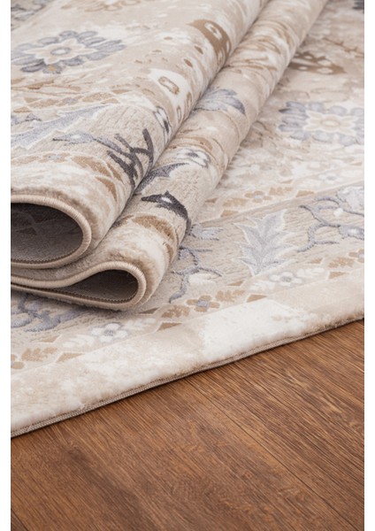 Lynosse Açık Bej Gri Yumuşak Konforlu Halı P0521 modelleri