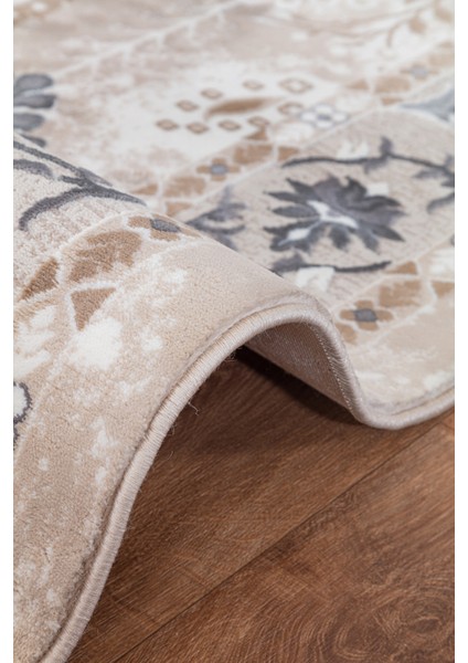 Lynosse Açık Bej Gri Yumuşak Konforlu Halı P0521 fırsatları