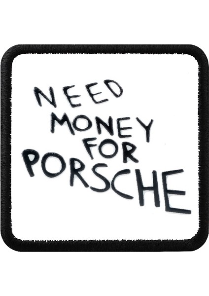 V1 Need Money - 2bs Kod Logolu Unisex Beyaz- Siyah Bench (Patch)