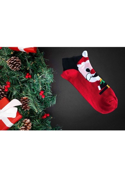 Tekno Trust 5'li Yılbaşı Christmas Noel Renkli Çoraplar Seti