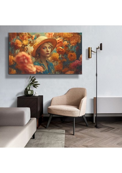 Premium^# Glass Art- Vintage-Retro-Popart Tablo Serisi -Güllü Bahçe-19 fırsatları