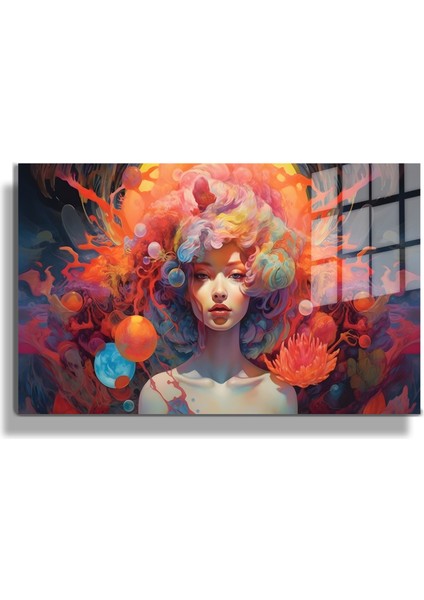 Premium^# Glass Art- Vintage-Retro-Popart Tablo Serisi - Hayalperest-25