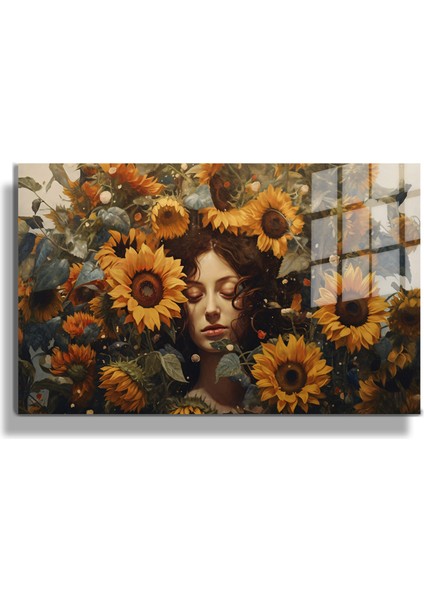 Premium^# Glass Art- Vintage-Retro-Popart Tablo Serisi - Günebakan-30