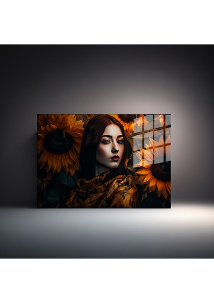 Premium^# Glass Art- Vintage-Retro-Popart Tablo Serisi Cam Tablo- Filipinli Kız-80 fiyatları