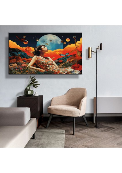 Premium^# Glass Art- Vintage-Retro-Popart Tablo Serisi Cam Tablo-Dream-72 fırsatları