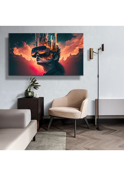 Premium^# Glass Art- Vintage-Retro-Popart Tablo Serisi Cam Tablo- Soyut Bakış- 79 fırsatları