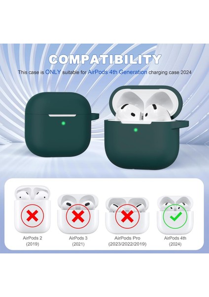 Apple Airpods 4. Nesil Uyumlu Kılıf Standart Yumuşak Silikon Kılıf fiyatları