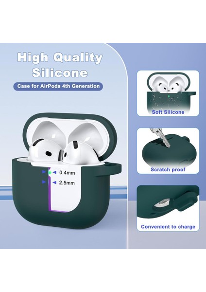 Apple Airpods 4. Nesil Uyumlu Kılıf Standart Yumuşak Silikon Kılıf modelleri