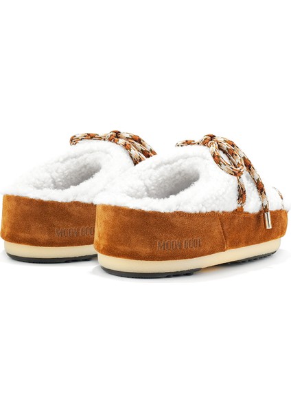 Kadın Bot (Kar) 80D1460240-MA03 Moon Boot Mule Shearling Whisky/off White