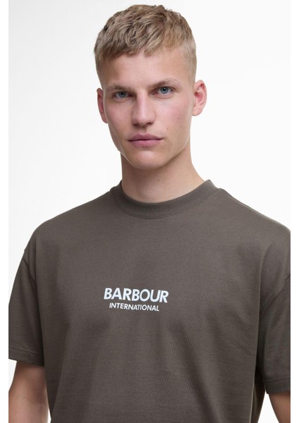 B.ıntl Formula Oversized T-Shirt BR97 Major Brown