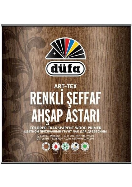 Art-Tex Renkli Şeffaf Ahşap Astarı 2.5 Lt 8673 Antik Meşe