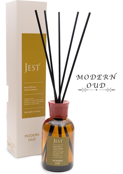 Modern Oud Bambu Çubuklu Oda Ortam KOKUSU100 ml