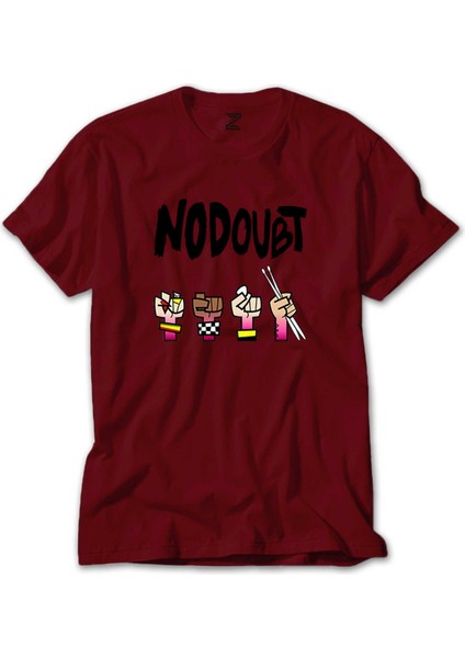 No Doubt Cartoon Kırmızı Tişört