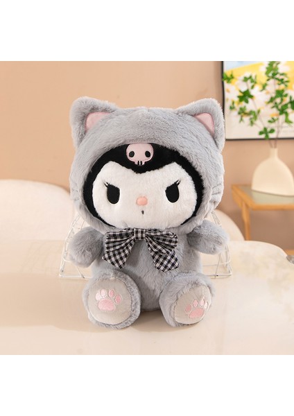 Sevimli Kt Kedi Bebek Bebek Kuromi Doll Melody Peluş Oyuncak Tarçın Köpek 45CM'E Dönüştürüldü (Yurt Dışından)