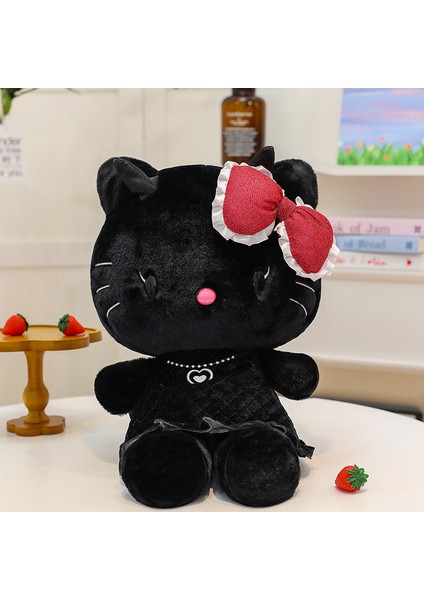 Sevimli Peluş Oyuncak Melek ve Şeytan Kt Kedi Bebek Yumuşak Sevimli Hello Kitty Bebek Yastık 60 cm (Yurt Dışından)