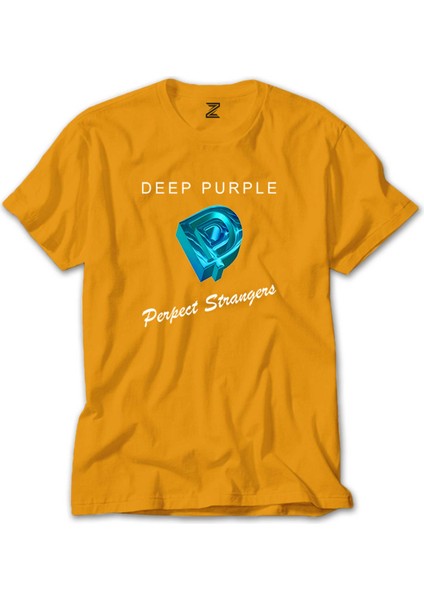 Deep Purple Perfect Strangers Sarı T-Shirt