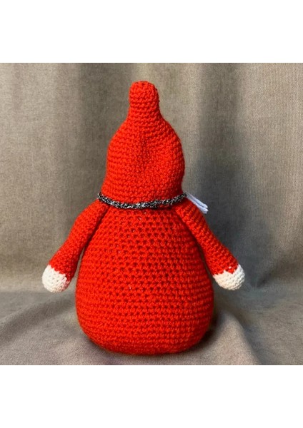 El Örgüsü Amigurumi Dekoratif Noel Baba - 17 x 22 cm