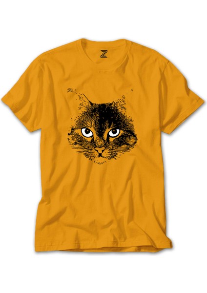 Tekir Kedi Sarı T-Shirt