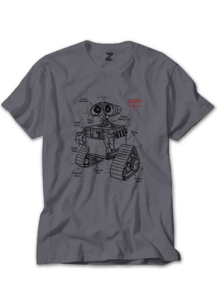Starwars Robot Gri Tişört