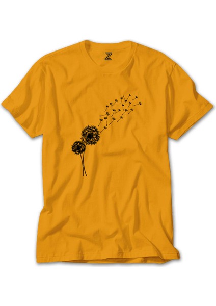 Seed Blowing In Wind Sarı T-Shirt