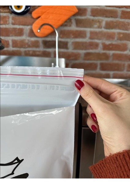 Kendinden Yapışkanlı Sızdırmaz İz Bırakmaz Çift Taraf Aç-Kapa Bantlı Çöp Torbası 15 Adet 25x25+5Cm modelleri