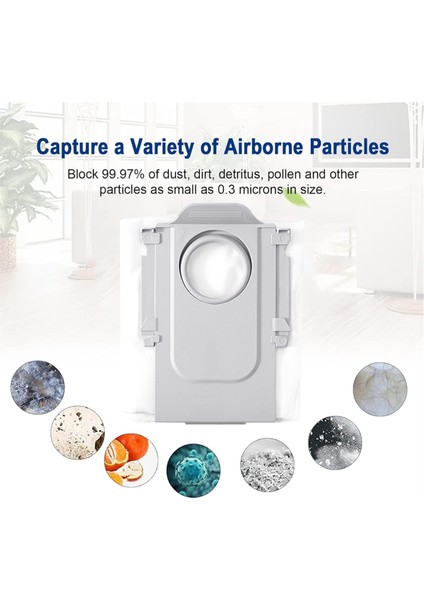 Roborock S8 Maxv Ultra G20S Robot Süpürge Için 12 Adet Toz Torbası Parçaları Değiştirin Toz Çöp Torbası Ev Temizliği (Yurt Dışından) indirimleri