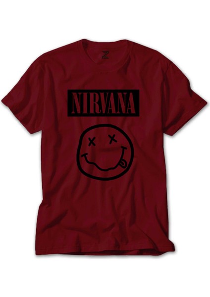Nirvana Smile Kırmızı Tişört