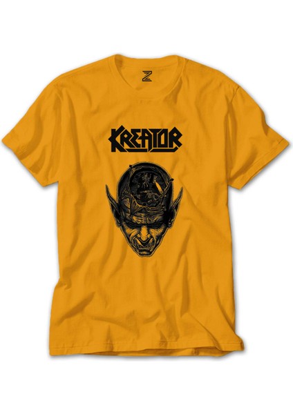 Kreator In Head Sarı T-Shirt