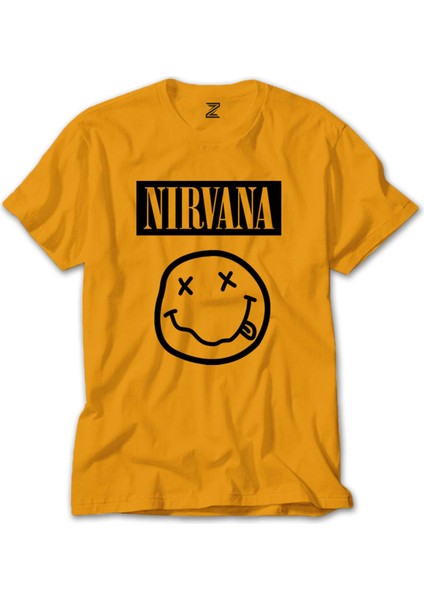 Nirvana Smile Sarı T-Shirt