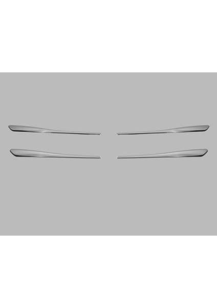 Dacia Lodgy Mpv Ön Panjur 4 Parça 2013 ve Üzeri Krom Paslanmaz Çelik