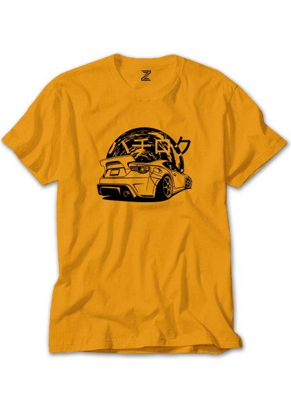 Subaru Brz Drift Sarı T-Shirt