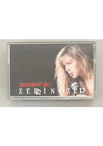 Zerrin Özer Sevildiğini Bil Kaset Posterli (Orjnal 1991 Dönem Kağıt Baskı Kaset)