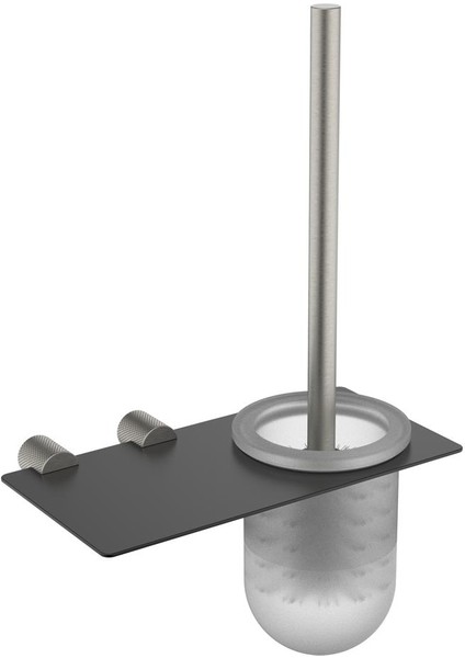 FY-90104 Mat Krom & Siyah Tuvalet Fırçası