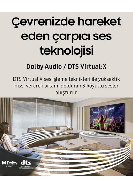 Dolby Audio / Dts Virtual:x Optik-Usb-Bluetooth® Tv-Telefon Bağlantı 300W Soundbar Ev Sinema Sistemi