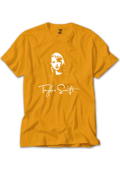 Taylor Swift Silhouette Sarı T-Shirt
