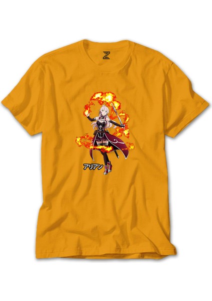 Gaikotsu Kishi Sama Ariane Glenys Maple Sarı T-Shirt