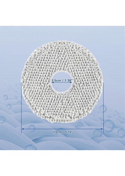 Dreame L10S ULTRA/L10S Pro ULTRA/L20 ULTRA/L10S Pro Ultra Heat/xiaomi X10+ Vakum Robotu Için 10'lu Paket Mop, Yıkanabilir (Yurt Dışından) indirimleri