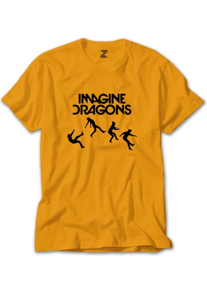 Imagine Dragons Fall Sarı T-Shirt