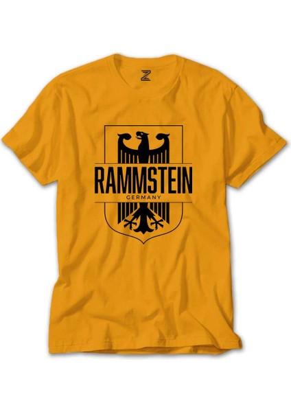 Rammstein Germany Sarı T-Shirt