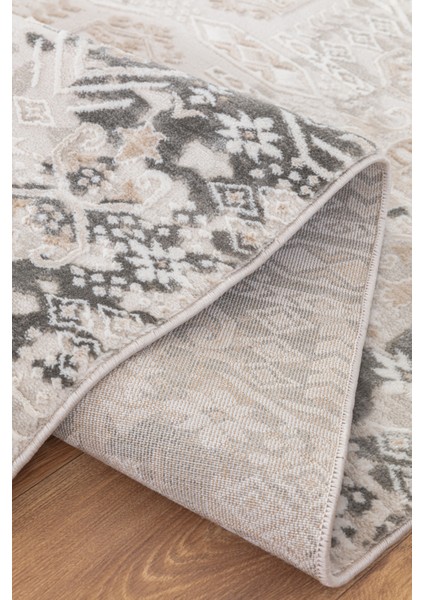 Lynosse Gri Yumuşak Konforlu Halı P1020
