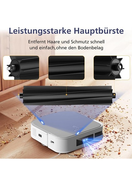 Ecovacs Deebot X2 Omni/ X2/ X2 Pro Ana Yan Fırça Hepa Filtre Paspas Bezi Toz Torbaları Elektrikli Süpürge Aksesuarları (Yurt Dışından)