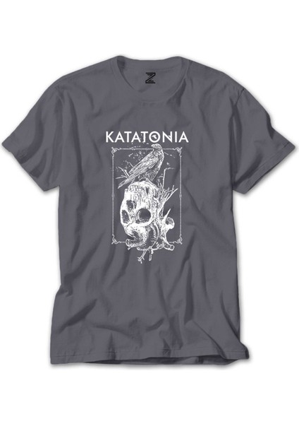 Katatonia Crow Gri Tişört