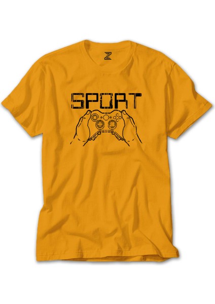 E Sport Gamer Sarı Tişört