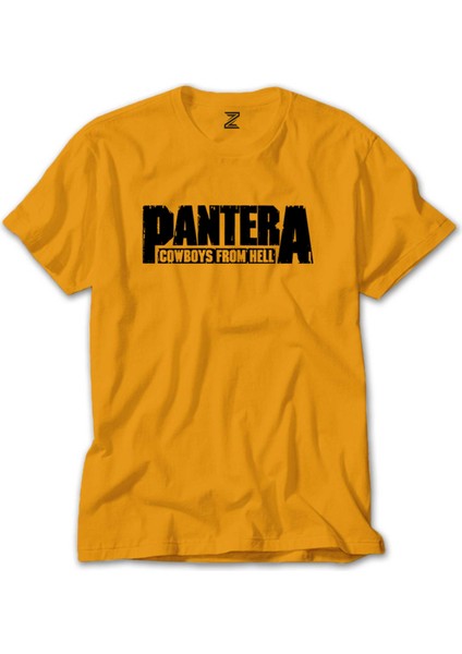 Pantera Cowboys From Hell 2 Sarı Tişört